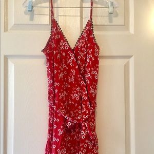 Loft Romper with Tie at Waist